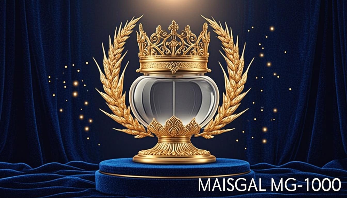 Pièce d'État MAISGAL MG-1000 — pot monumental verre et or